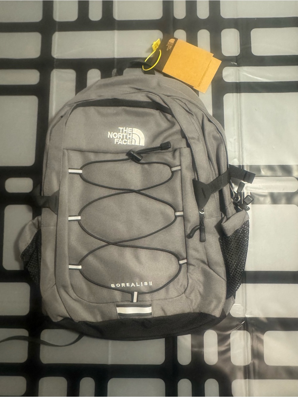 (BRAND NEW) The North Face Borealis II Unisex Backpack - Gray with Black Accents